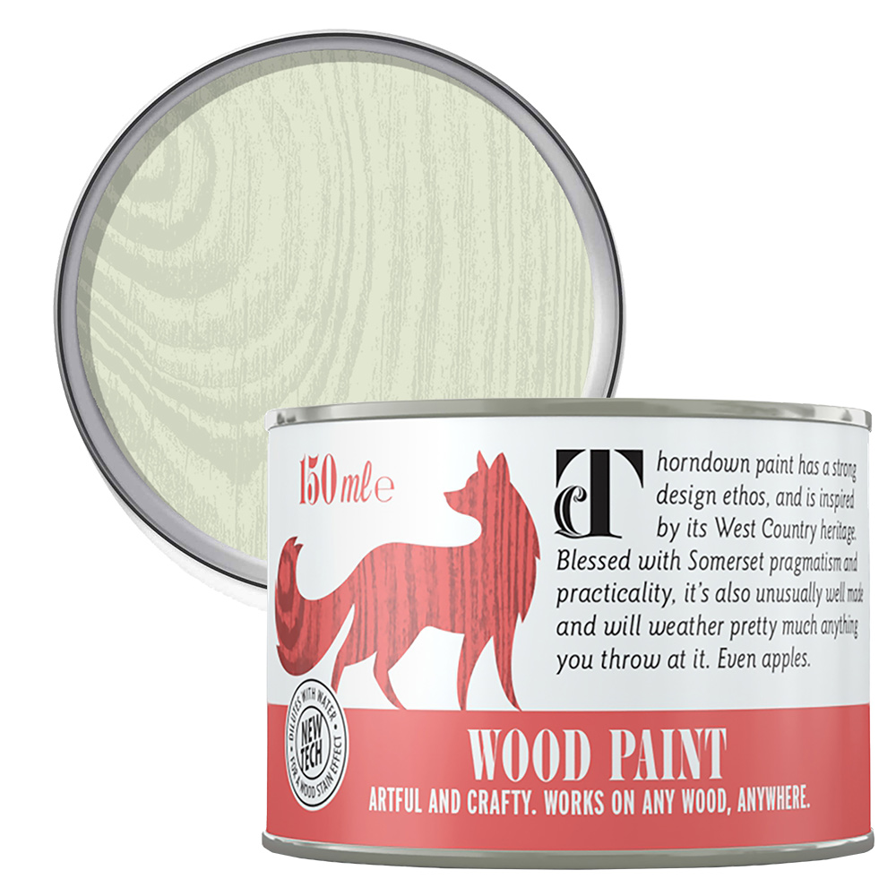 Thorndown Green Hairstreak Satin Wood Paint 150ml Image 1