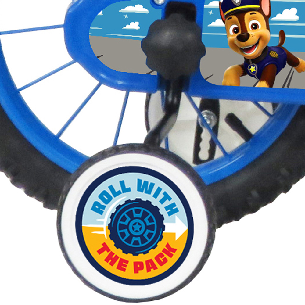 Denver Paramount Paw Patrol 14 inch Kids Bicycle with Stabilisers Image 7