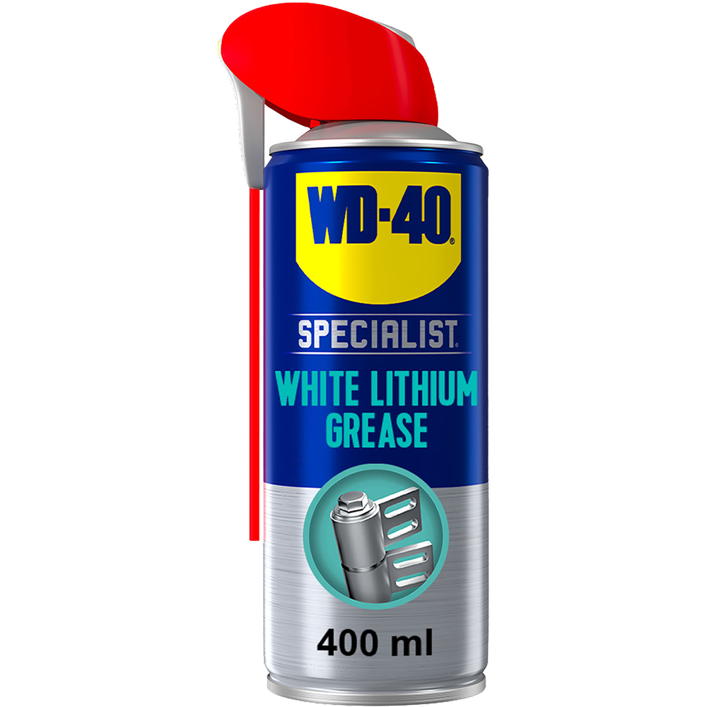WD-40 Specialist All-Weather Protection White Lithium Grease Spray 400ml 3 Pack Image 2