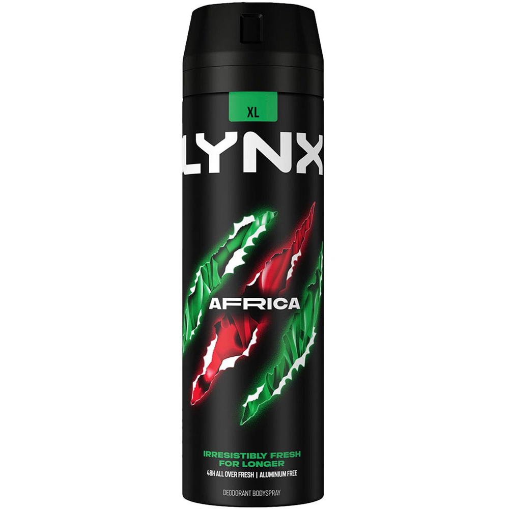 Lynx Africa Mandarin and Sandalwood 48H Protection Deodorant Body Spray 200ml 30 Pack Image 2
