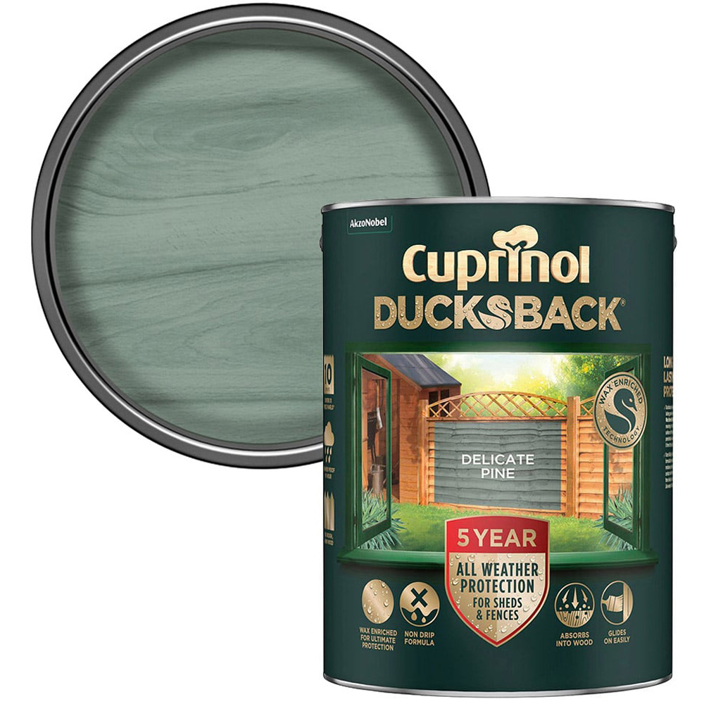 Cuprinol Delicate Pine Ducksback 5L Image 1