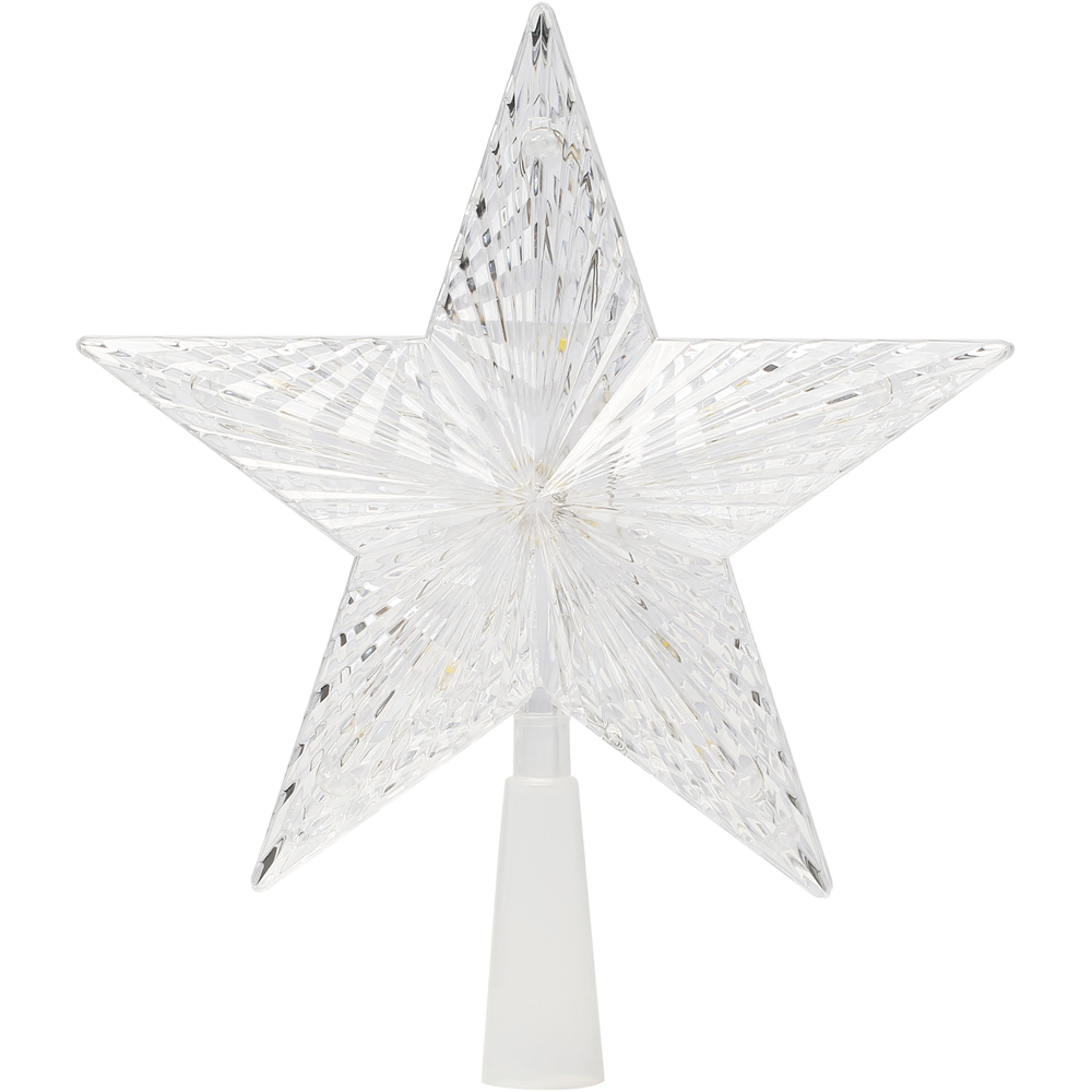 The Christmas Workshop White LED Star Tree Topper Image 1