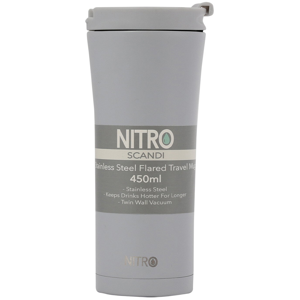 Nitro Scandi Flared Stainless Steel Travel Mug Image 3