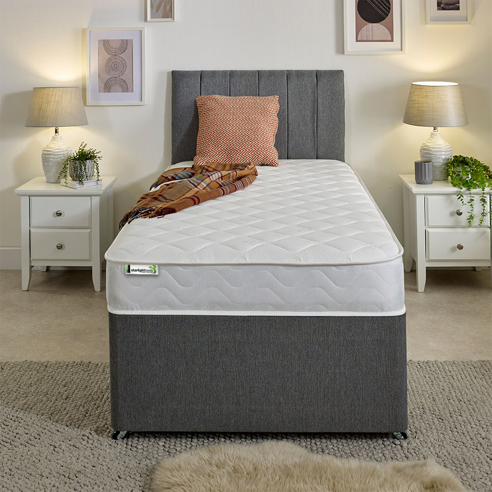 Starlight Beds Wellington European Single Memory Foam and Open Coil Spring Mattress Image 4