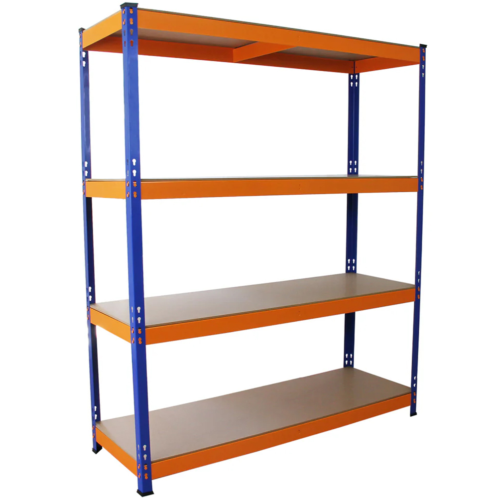 Monster Shop S-Rax Blue and Orange Metal Racking Units 180 x 150 x 50cm 3 Pack Image 2