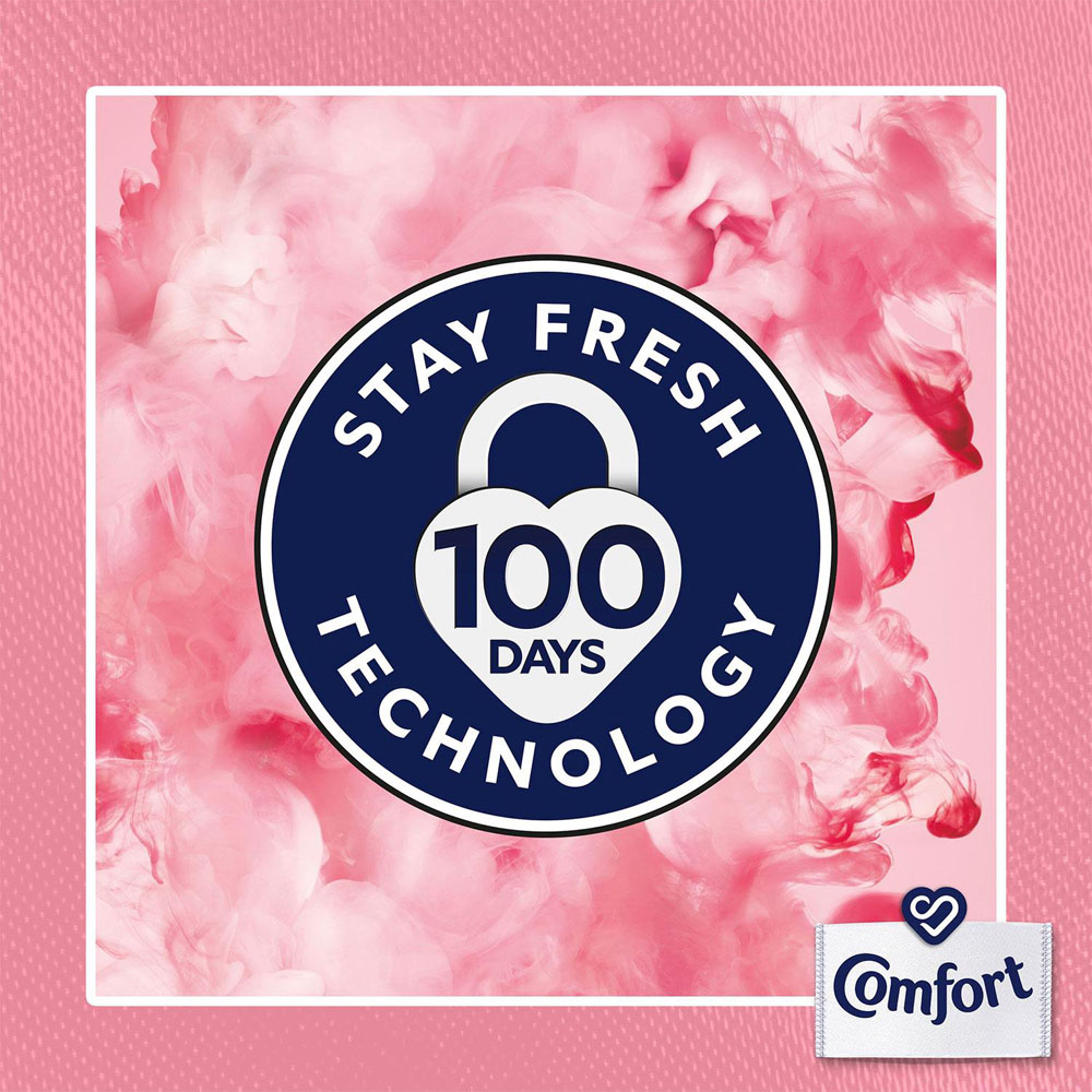 Comfort Creations Cherry Blossom and Sweet Pea Lasting Fragrance Fabric Conditioner 30 Washes 900ml Image 7