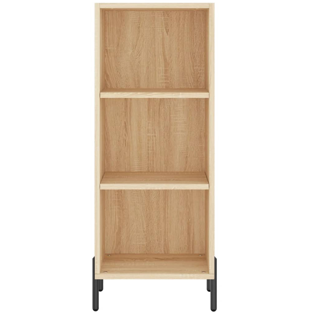 vidaXL Single Door 3 Shelf Sonoma Oak Highboard Image 6
