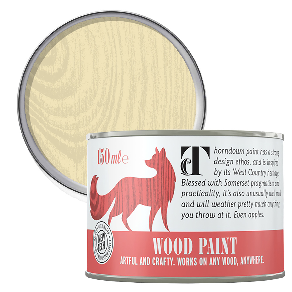 Thorndown Chantry Cream Satin Wood Paint 150ml Image 1