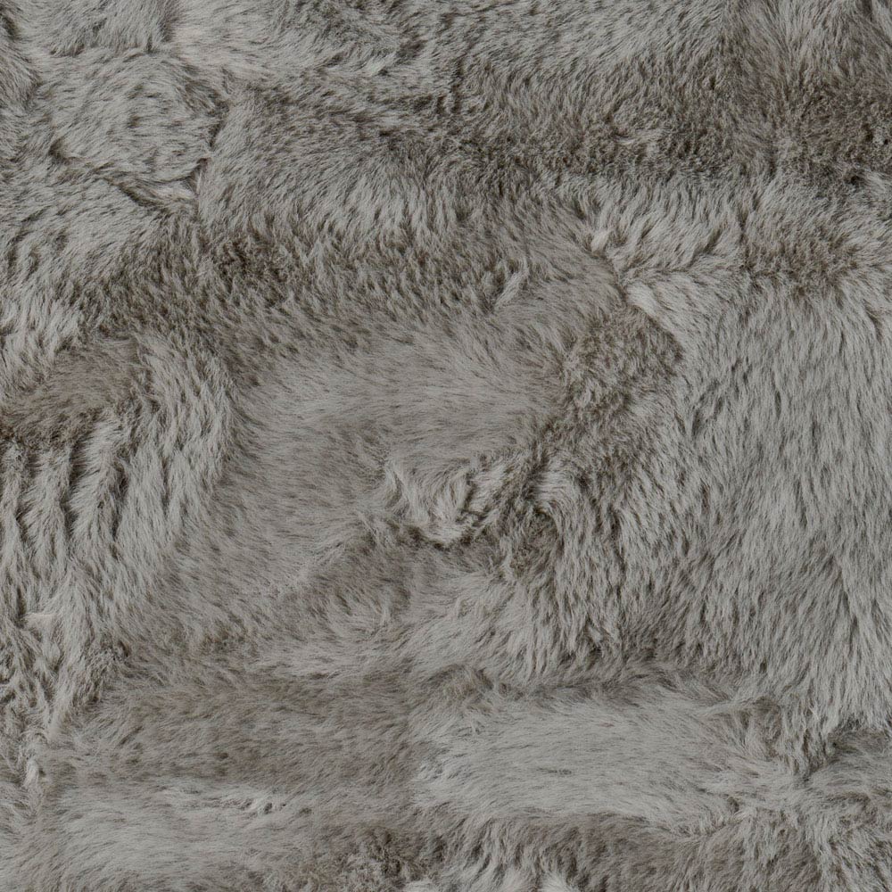 Wilko Grey Faux Fur Throw 130 x 170cm Image 4