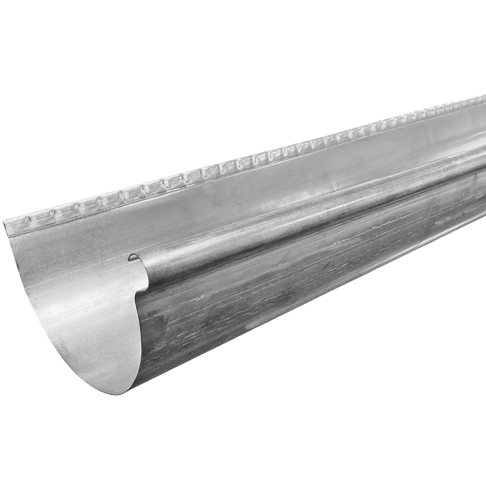 Metal Gutta Half Round Stainless Steel Gutter 125 x 76mm 8 Pack Image 3