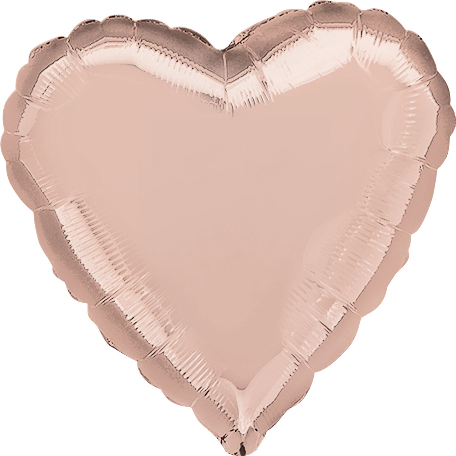Rose Gold Foil Heart Shape Balloon Image