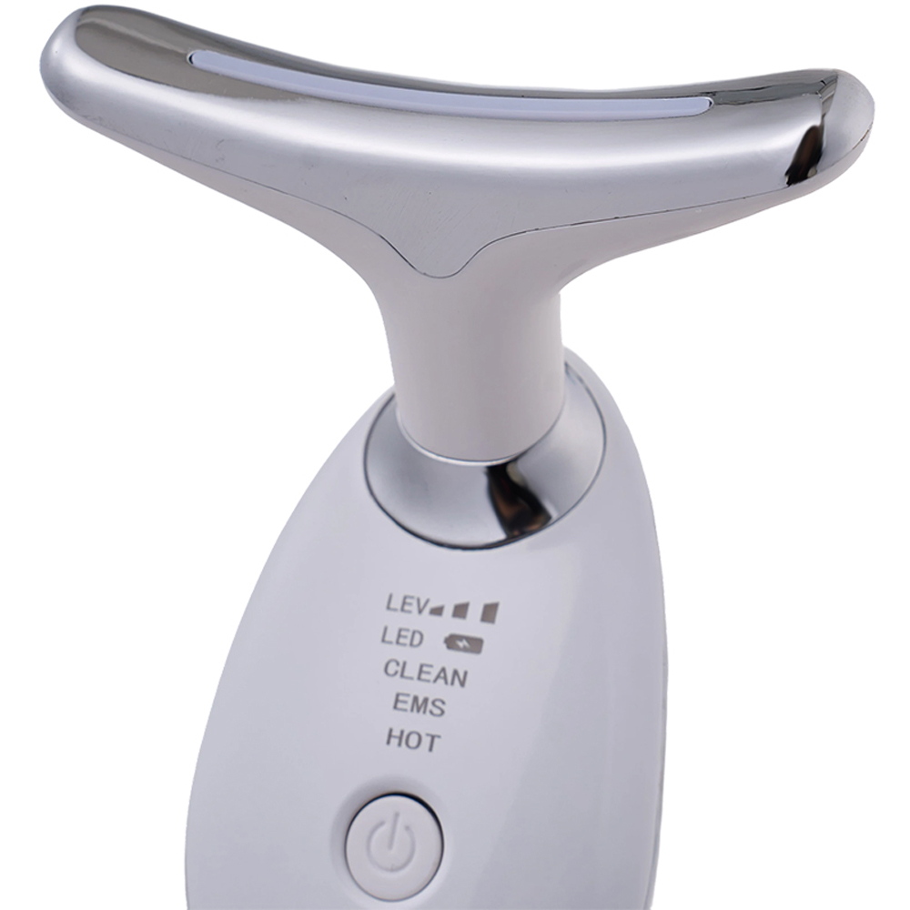 Living and Home 3-in-1 White Face and Neck Sculpting Tool with Tri-Light Therapy 2.5W Image 4