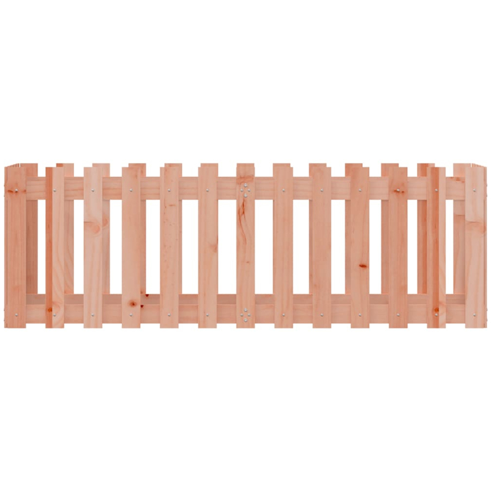 vidaXL Brown Solid Douglas Wood Garden Raised Bed 50 x 150 x 50cm Image 4