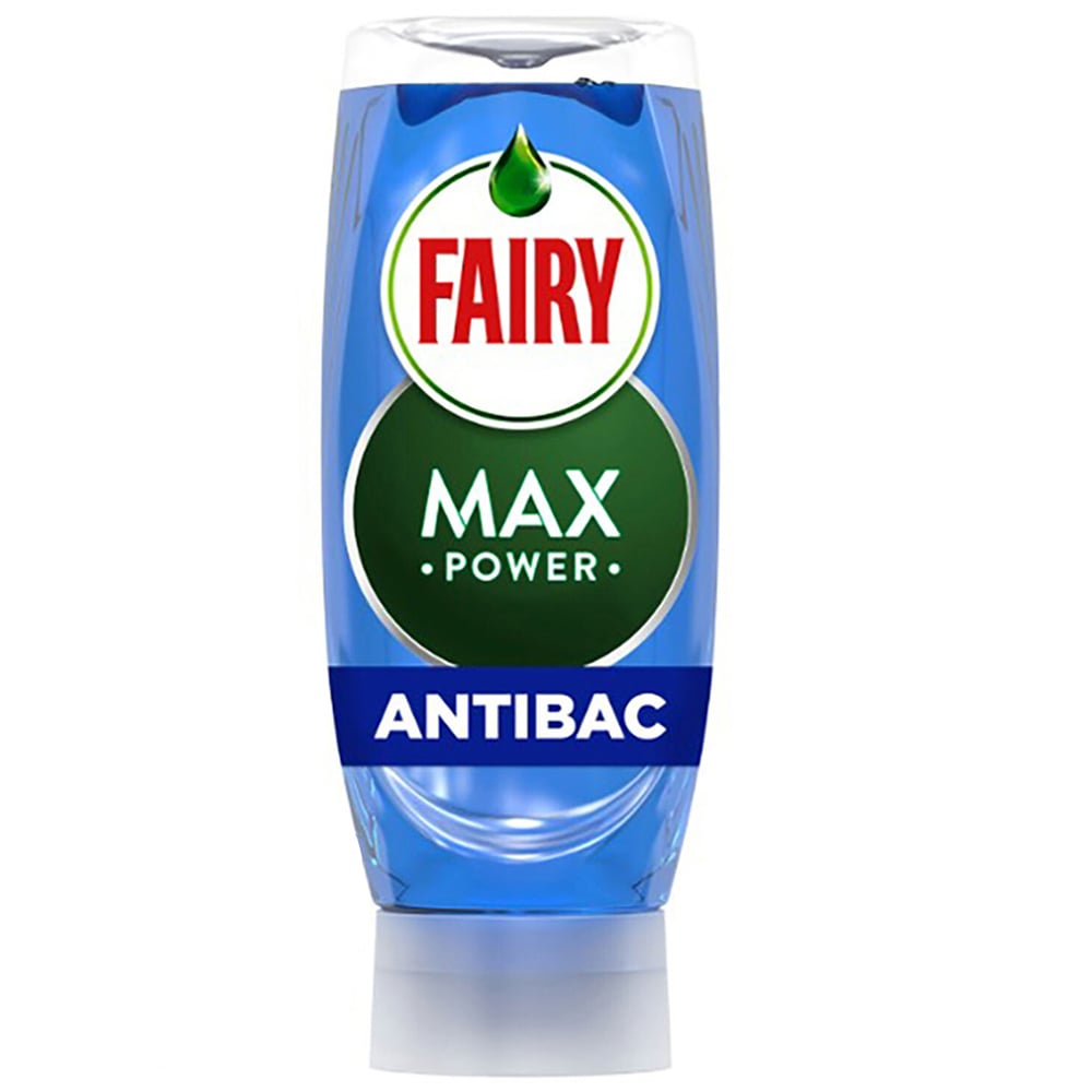 Fairy Max Power Antibacterial Washing Up Liquid 450ml Image 1