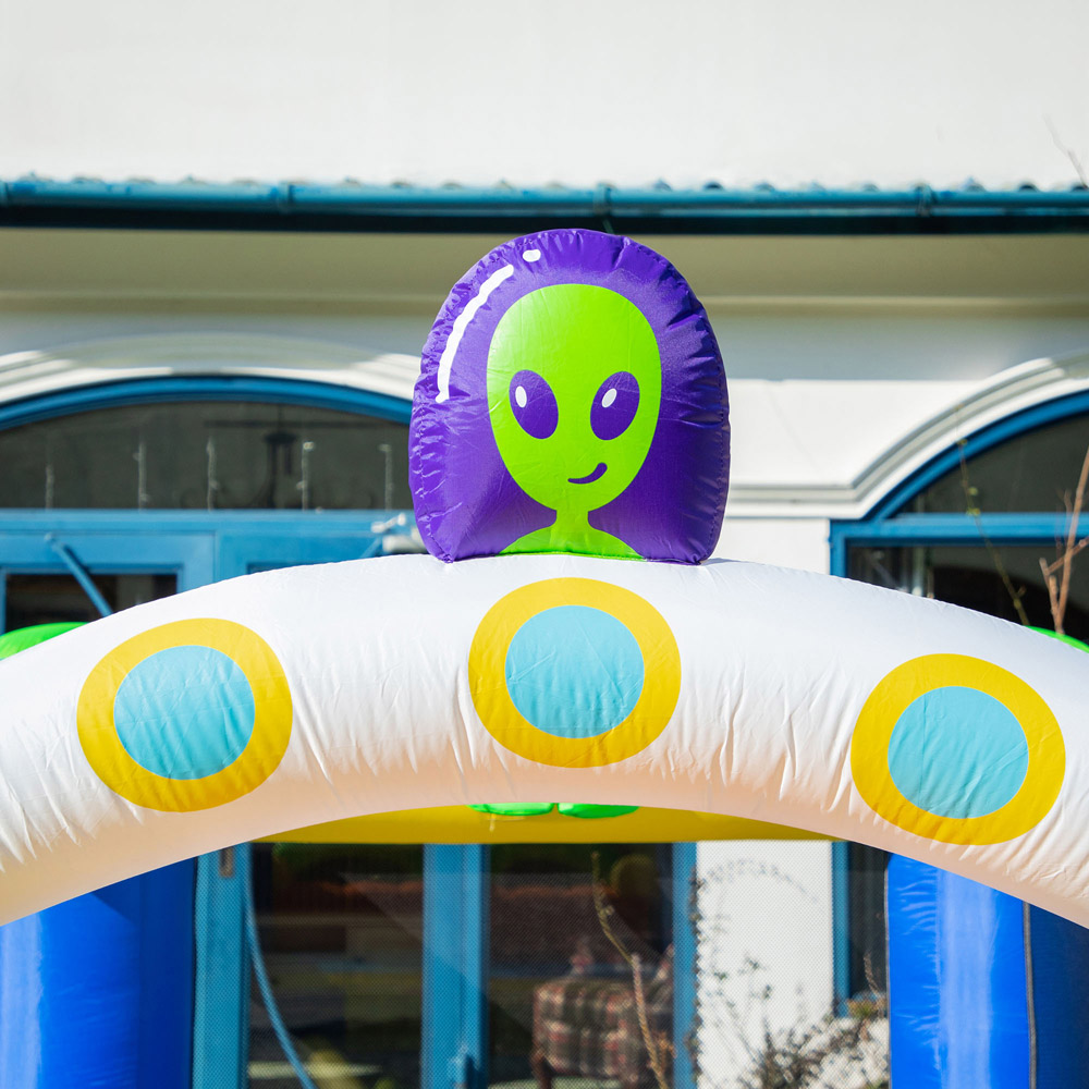 Outsunny Kids 4 in 1 Alien Style Bouncy Castle Image 3
