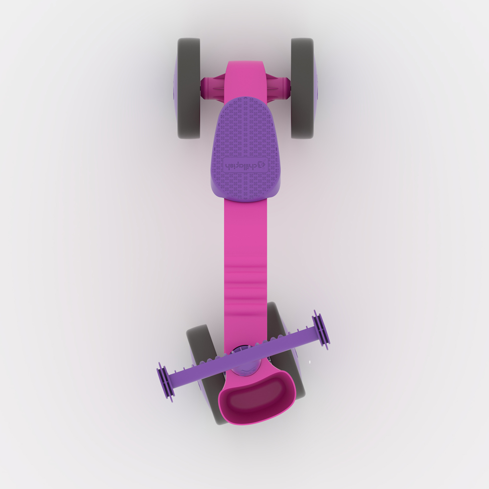 Chillafish ItsiBitsi Fuchsia Ride On with Play Blocks and Storage Basket Image 8