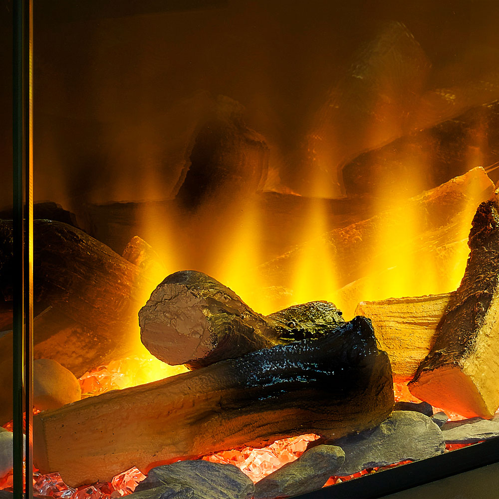 Acantha Matrix Pre-Built Bronze Venetian Plaster Effect Panoramic Media Wall with TV Recess Image 6