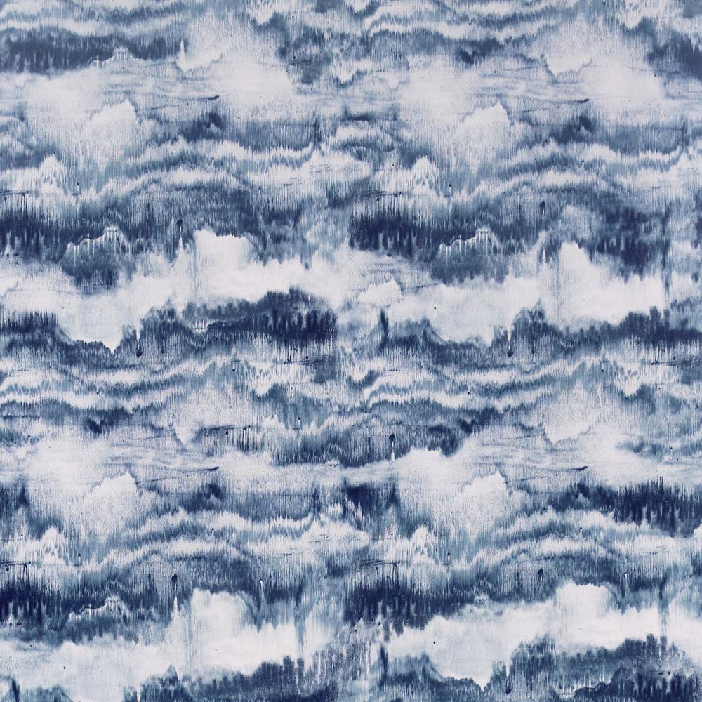 Arthouse Painted Canvas Navy Blue Wallpaper Image 1