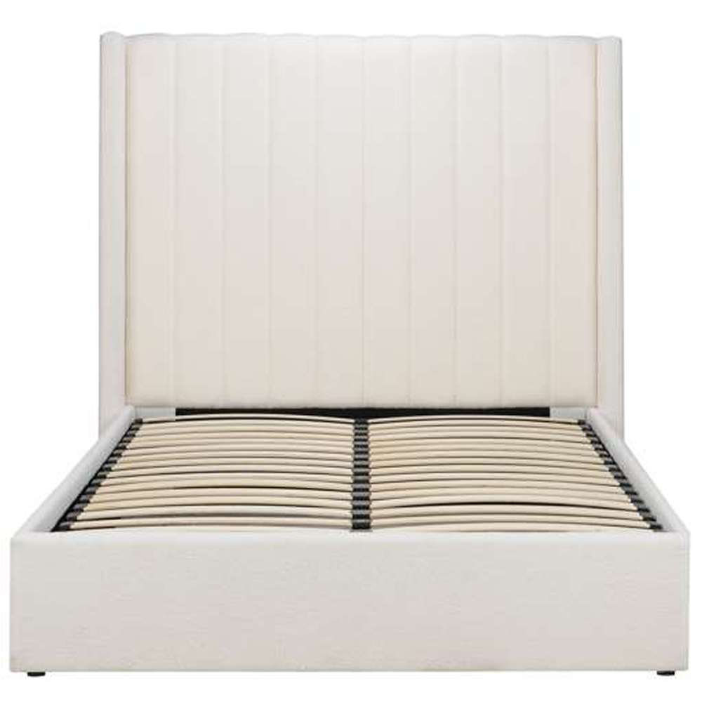 Birlea Maisey King Size White Boucle Ottoman Bed Image 5