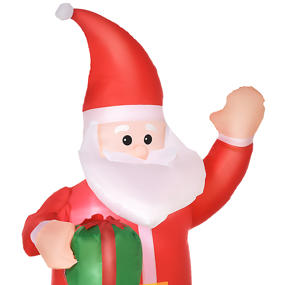 HOMCOM Christmas Inflatable Santa Claus Image 3