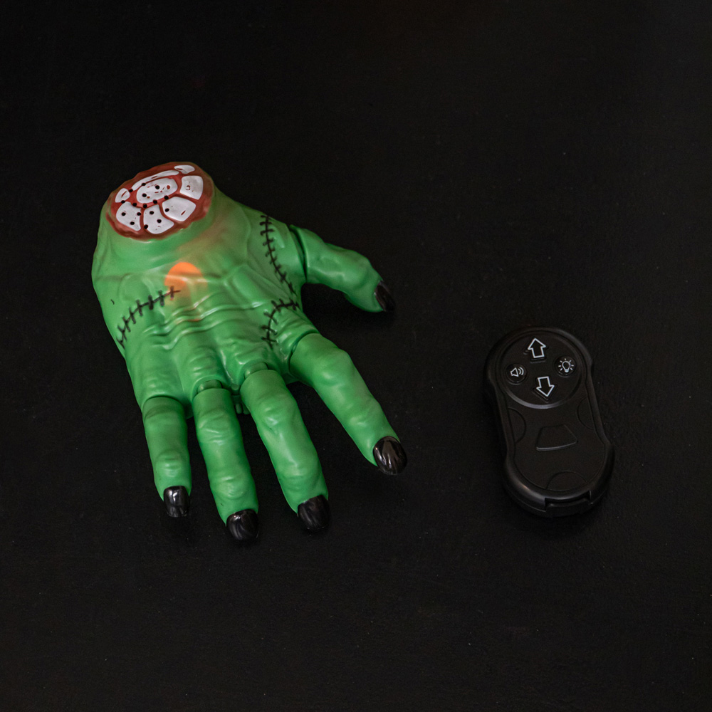 Samuel Alexander Green LED Grizzly Moving Remote-Controlled Halloween Hand Image 5