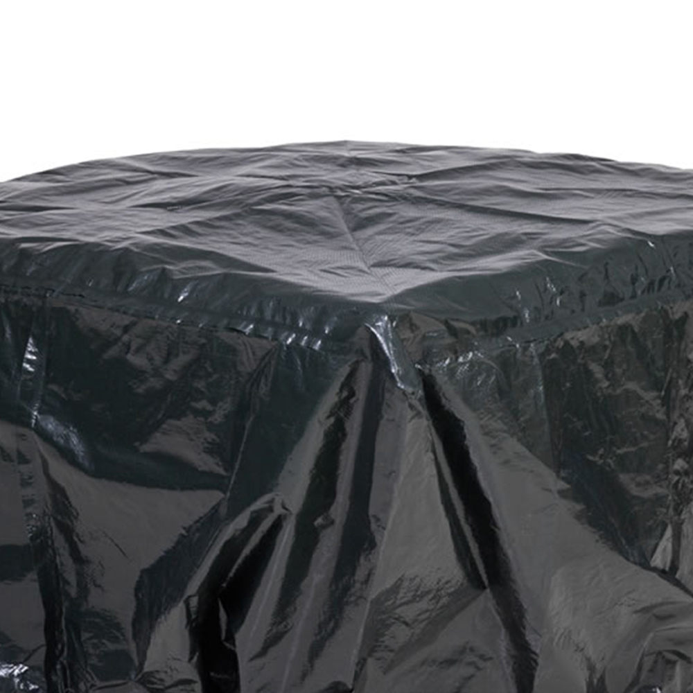 Wilko Cube Set Cover Polypropylene Tarpaulin Black Image 2