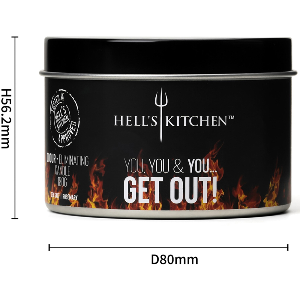 Hell's Kitchen Sea Salt and Rosemary Scented Candle Image 6