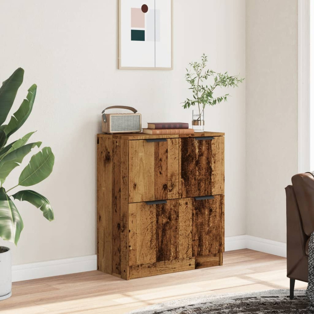 vidaXL 4 Door Old Wood Sideboard Image 3