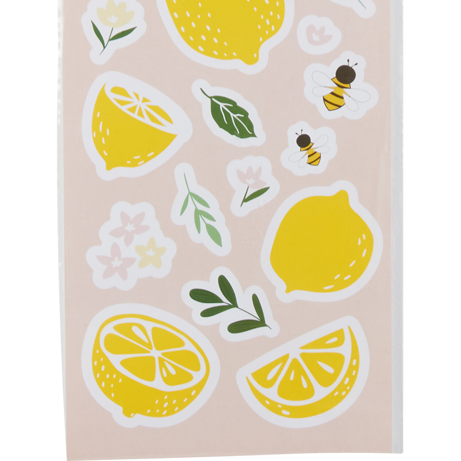 Lemon Sticker Sheets - Yellow Image 2