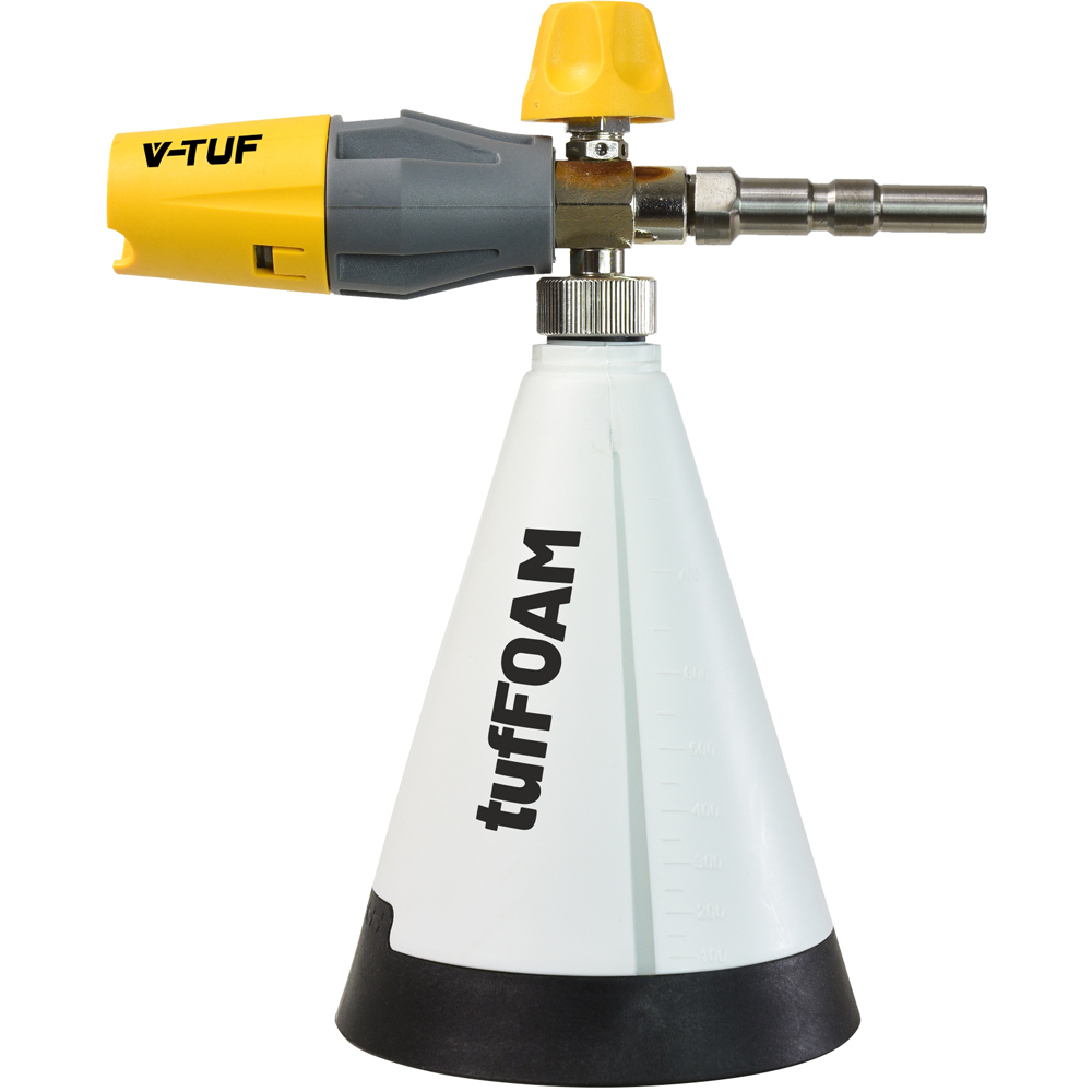V-TUF tufFOAM KTQ MALE QR Corrosive Resistant Cannon with 1 Litre Bottle Image 2