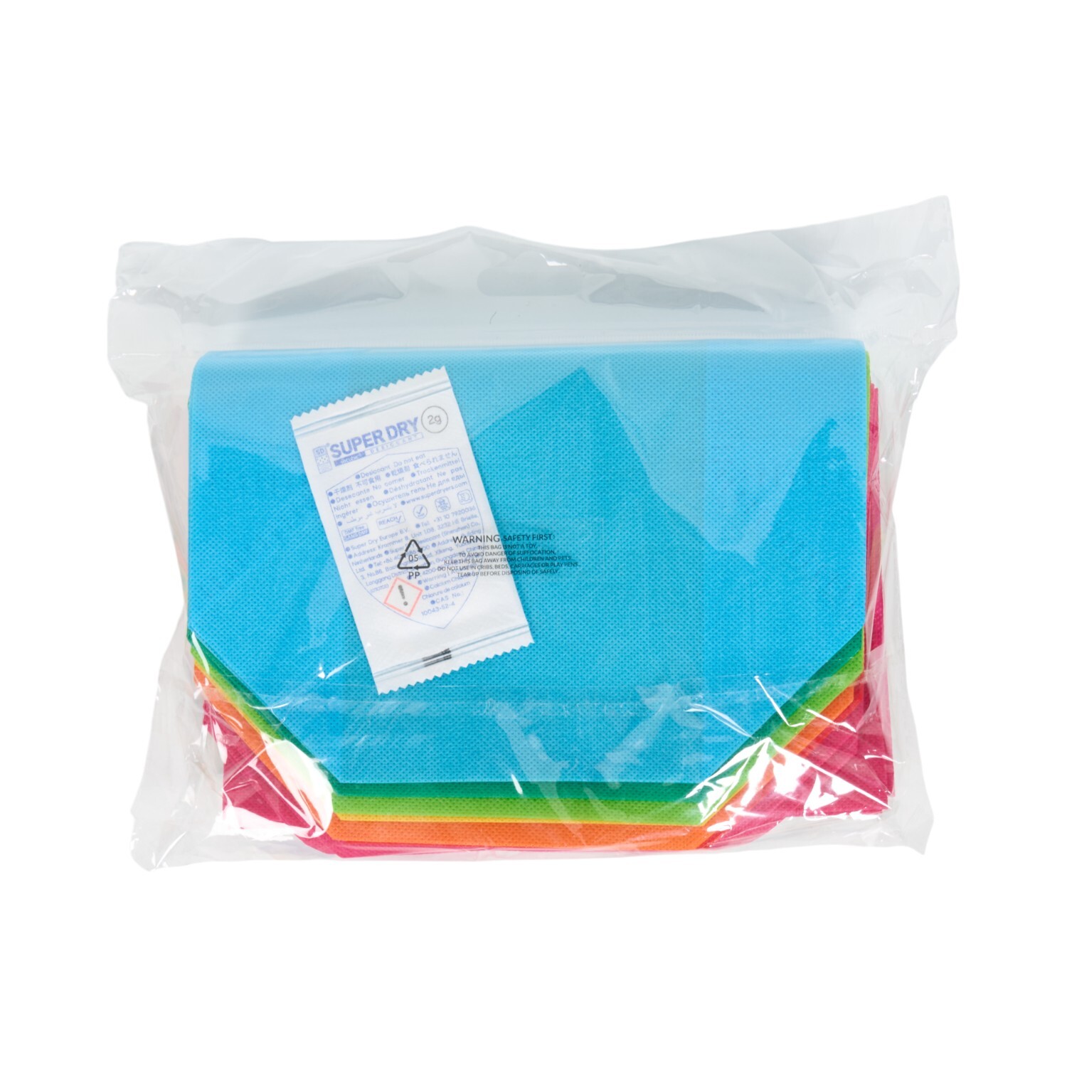 Pack of 8 Colourful Fabric Party Bags Image 3