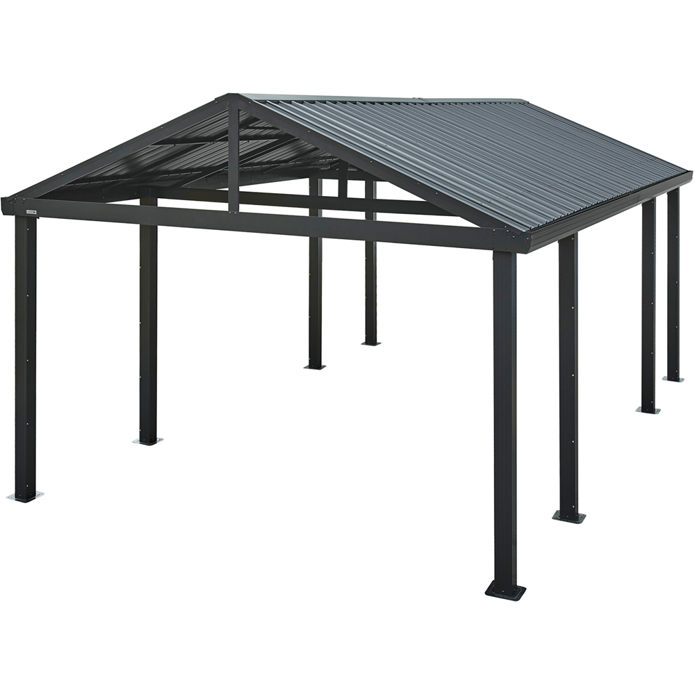 Sojag Samara 3.7 x 6.1m Grey Carport Image 2