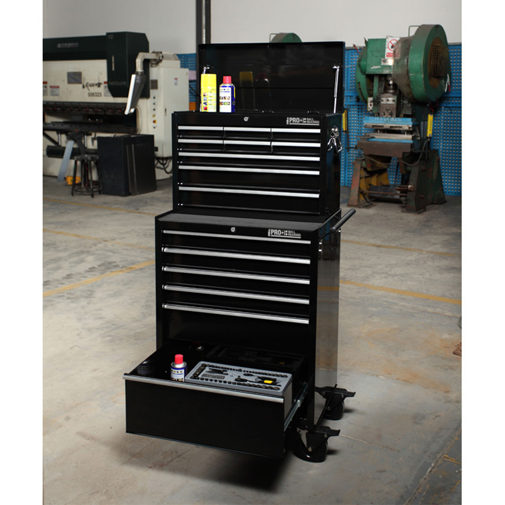 Hilka HD PRO+ 15 Drawer Combination Tool Trolley Image 2