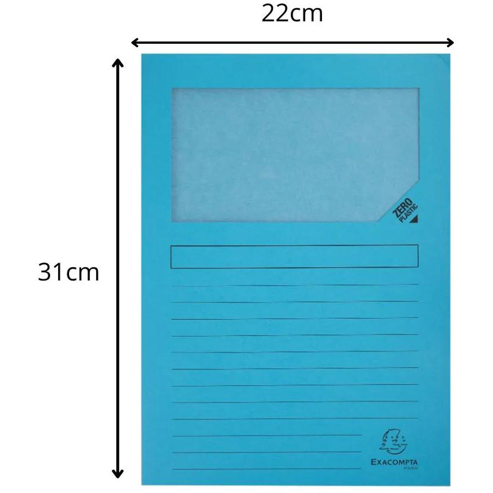 Exacompta Super Assorted Colours Window Folders 10 Pack Image 9