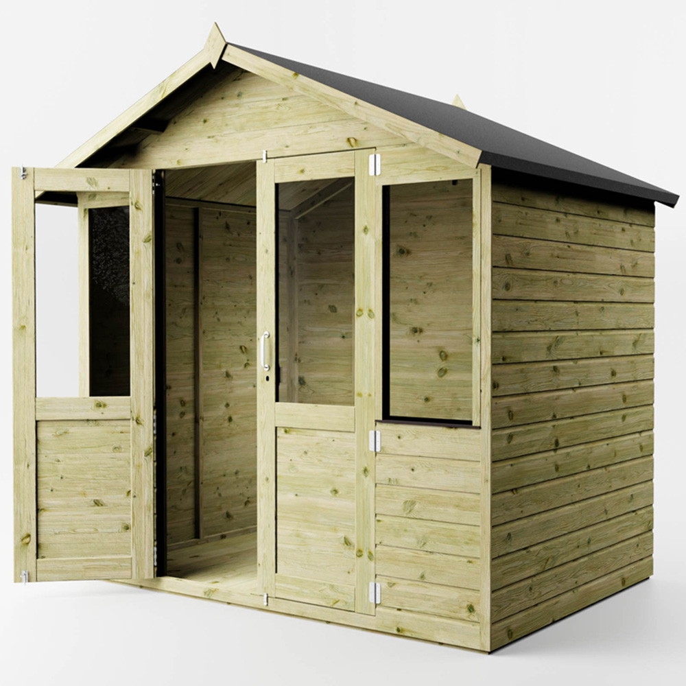 Mercia 7 x 5ft Double Door Traditional Summerhouse Image 3