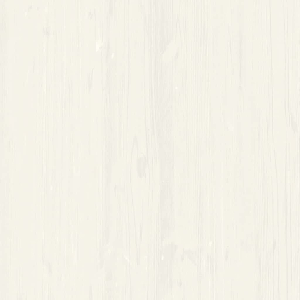 vidaXL Single Door 3 Drawer White Solid Pine Wood Sideboard Image 8