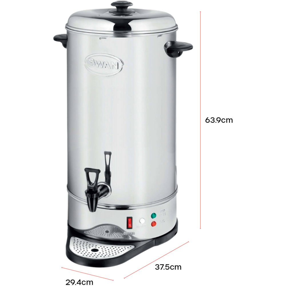 Swan SWU26L Stainless Steel 26L Tea Urn 2500W Image 7