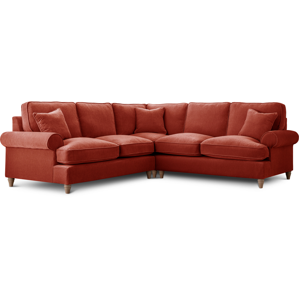 The Victoria Large Apricot Corner Sofa Image 2