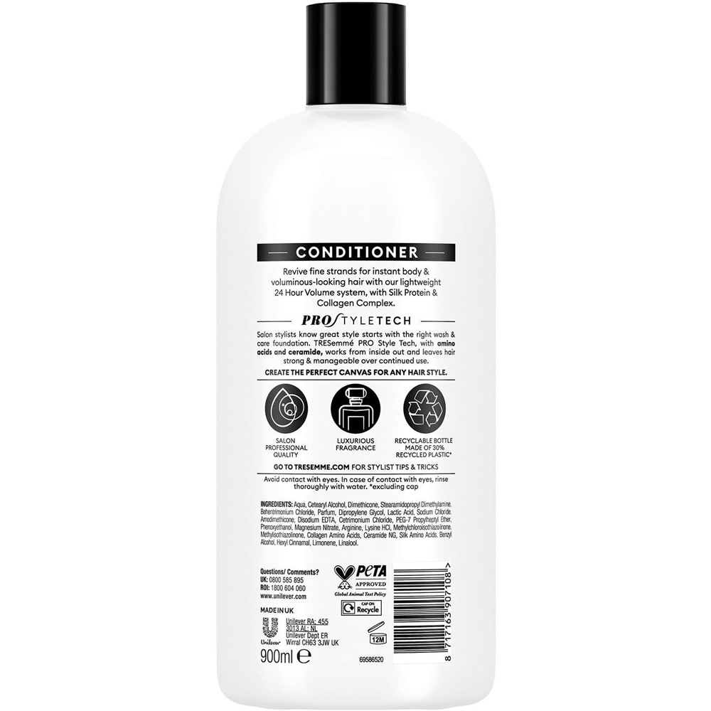 TRESemme 24 Hour Body Volume Shampoo and Conditioner 900ml Image 4
