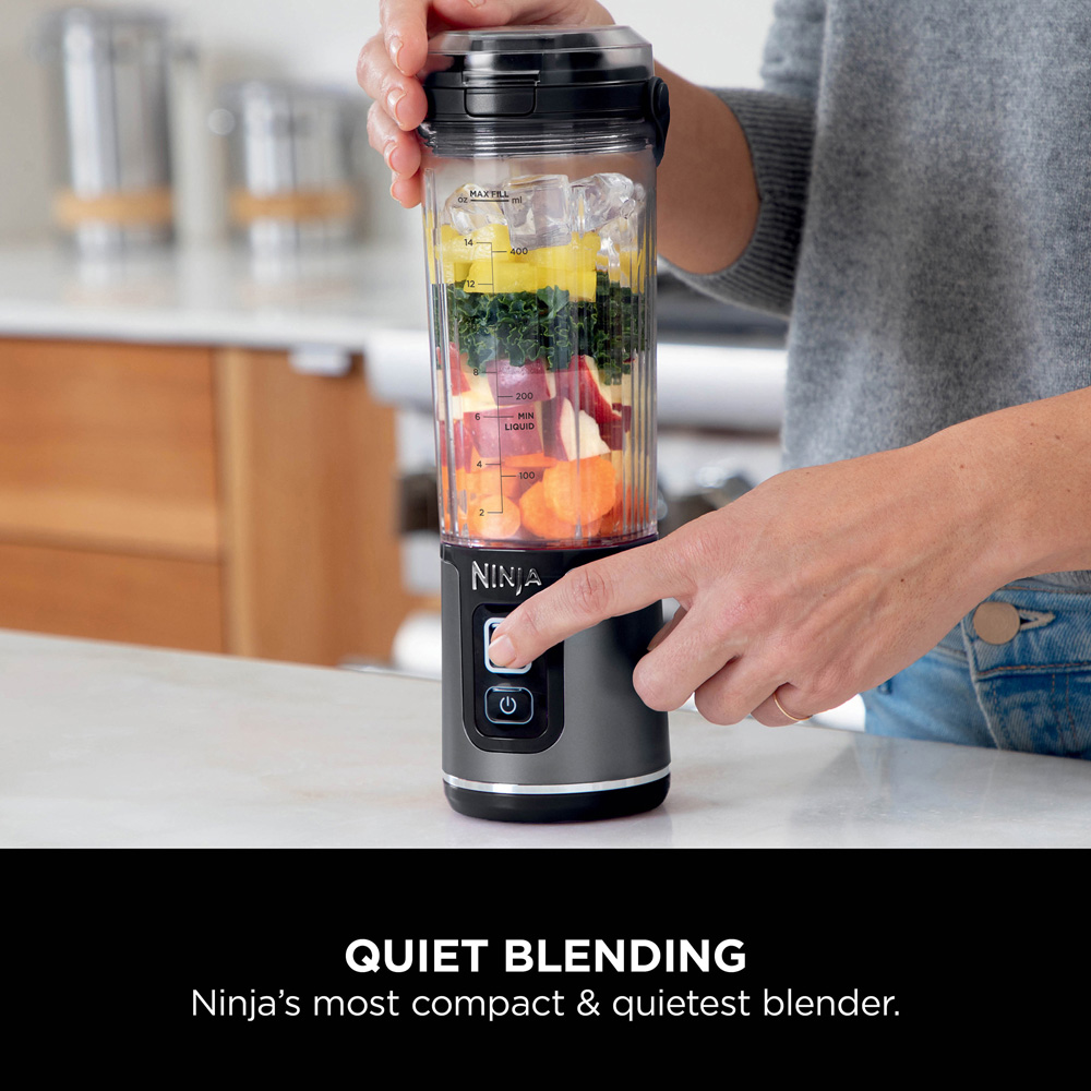 Ninja Blast BC151UKBK Black 530ml Cordless Portable Blender Image 6