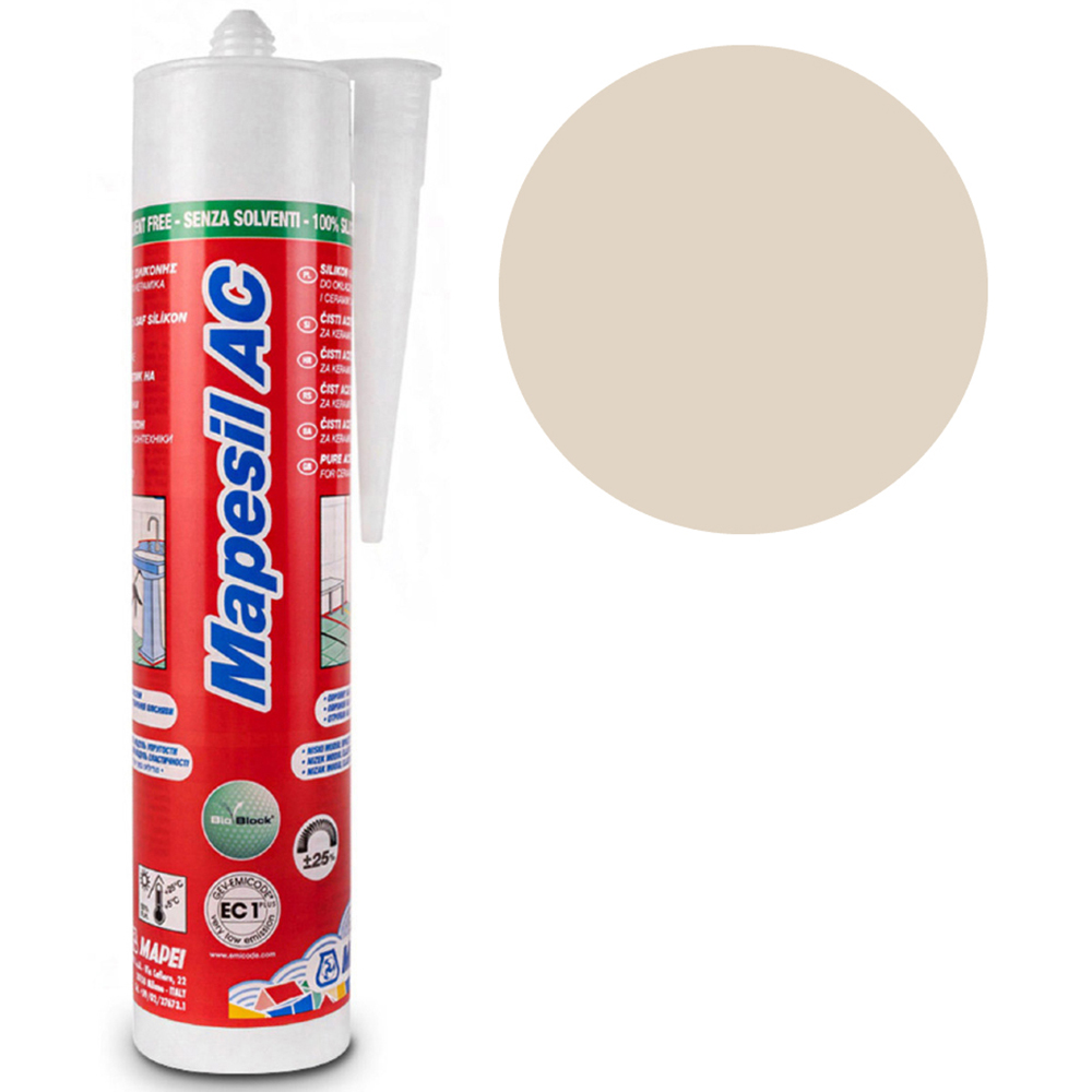 MAPEI Mapeisil AC 299 Limestone Silicone Sealant 310ml Image 2