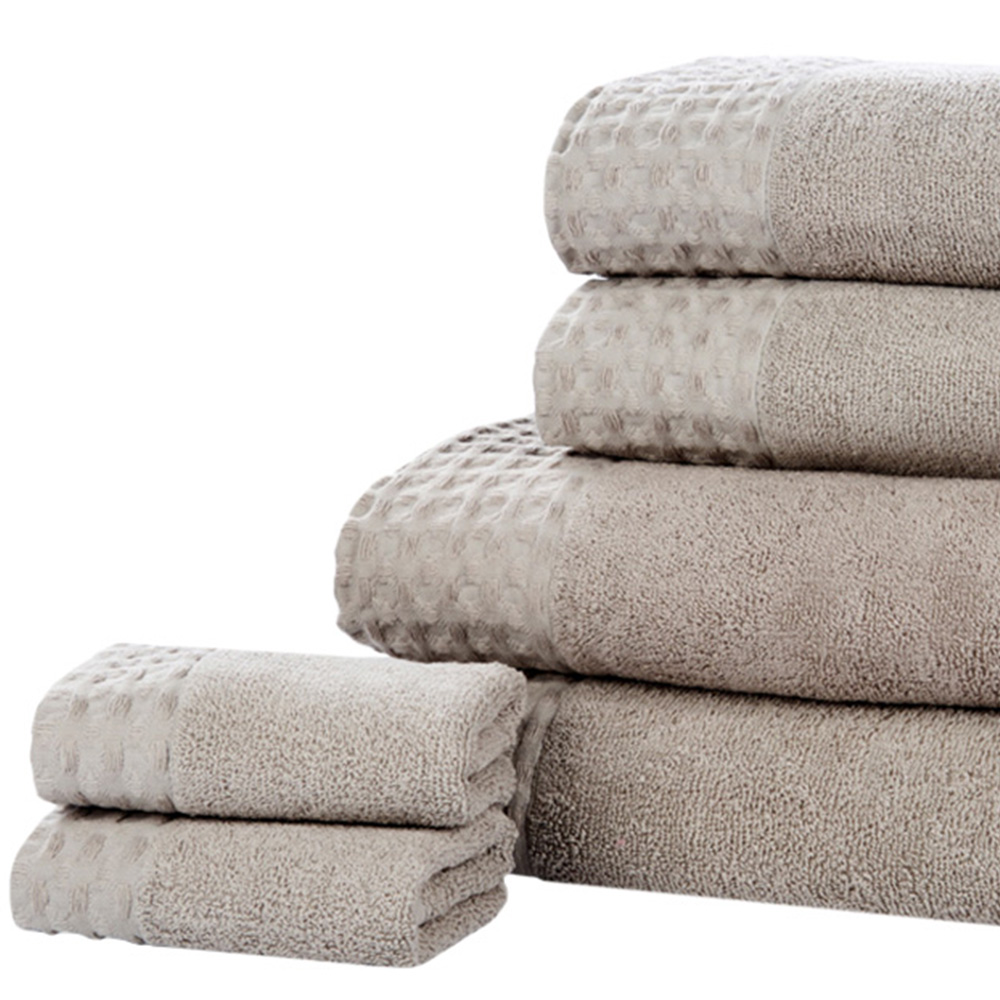 Rapport Home Retreat Brown Cotton Bath Towel Image 3