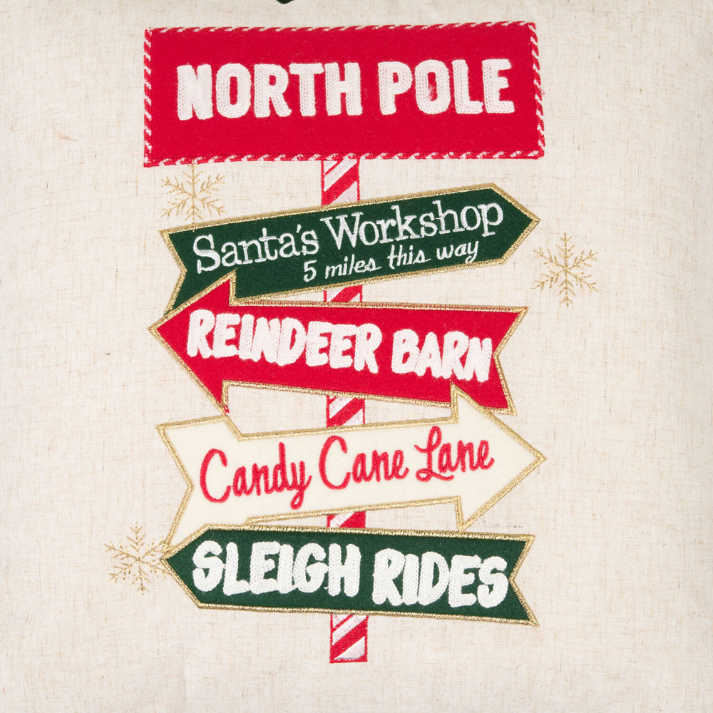 Chistmas Post Sign Cushion Image 2