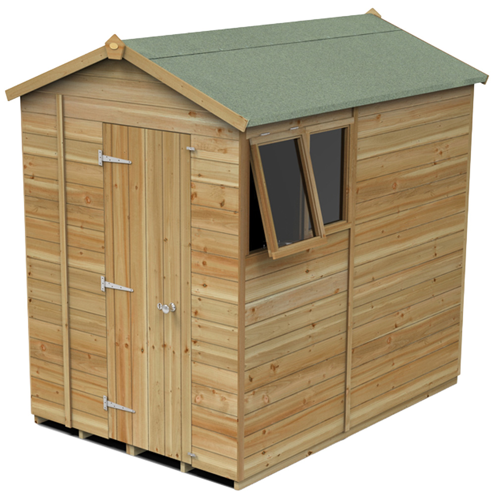 Forest Garden Timberdale 5 x 7ft Single Opening Apex Shed Image 1