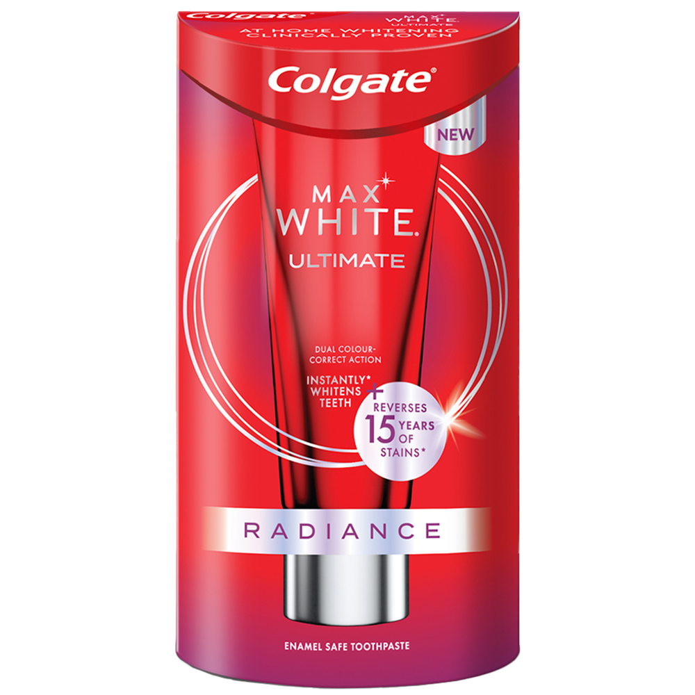 Colgate Max White Ultimate Radiance Whitening Toothpaste 75ml Image 3