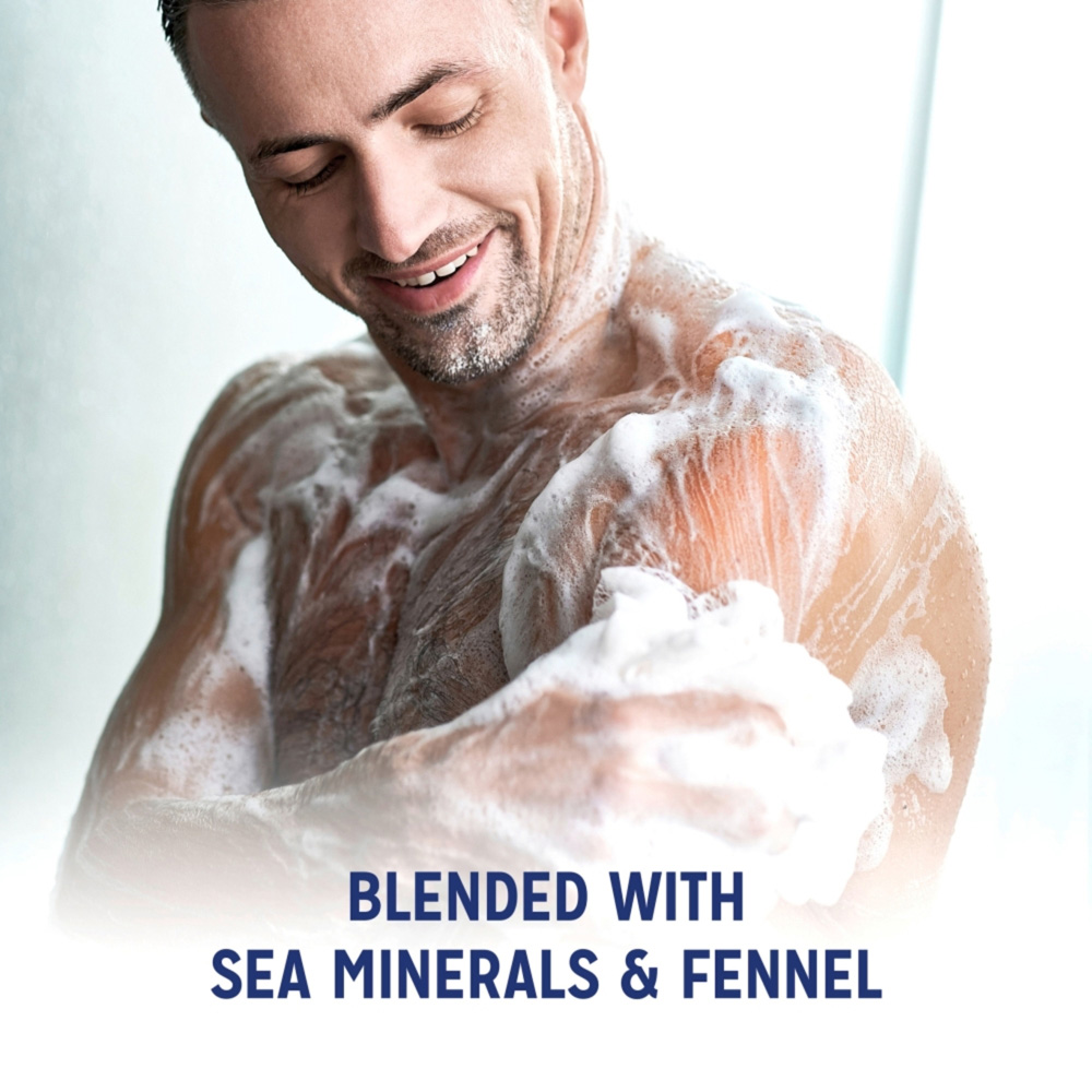 Radox 2-in-1 Feel Awake Fennel and Sea Minerals Body Wash and Shampoo 225ml 6 Pack Image 6