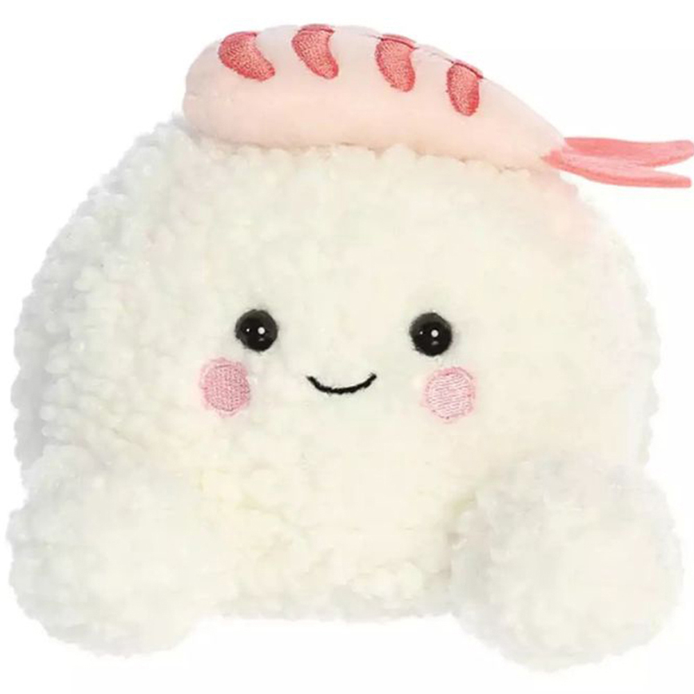 Aurora Palm Pals Buttery Toast and Ebi Shrimp Sushi Soft Toys 13cm Image 3