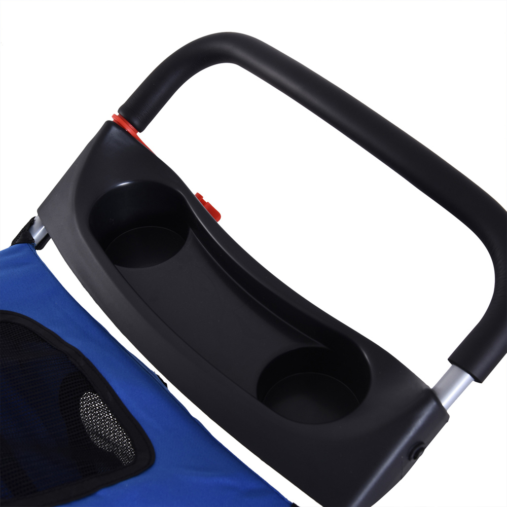 PawHut 3 Wheel Pet Stroller Blue Image 4