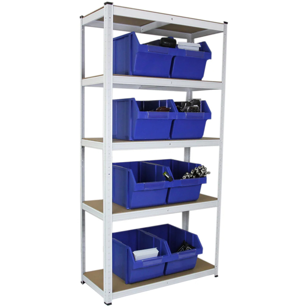 Monster Shop E-Rax White Galvanised Racking Units 180 x 90 x 40cm 2 Pack Image 3