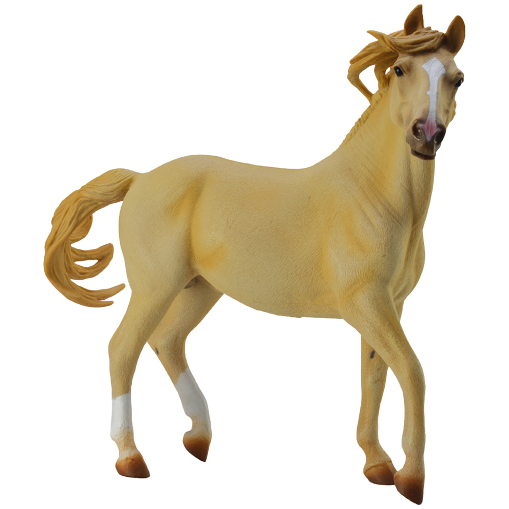 CollectA Mustang Stallion Horse Toy Cream Image